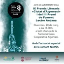 Algemesí acoge la 9ª edición de los Premis Literaris de la ciudad